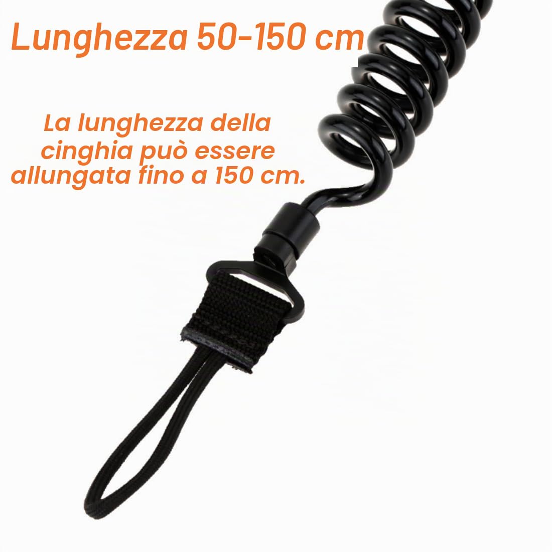 ACEXIER Cordino tattico Militare Multiuso Molla Cordino Pistola Cordino Sicuro Cordino Fionda Cinghia Tiro Caccia Accessori per Pistola da Caccia