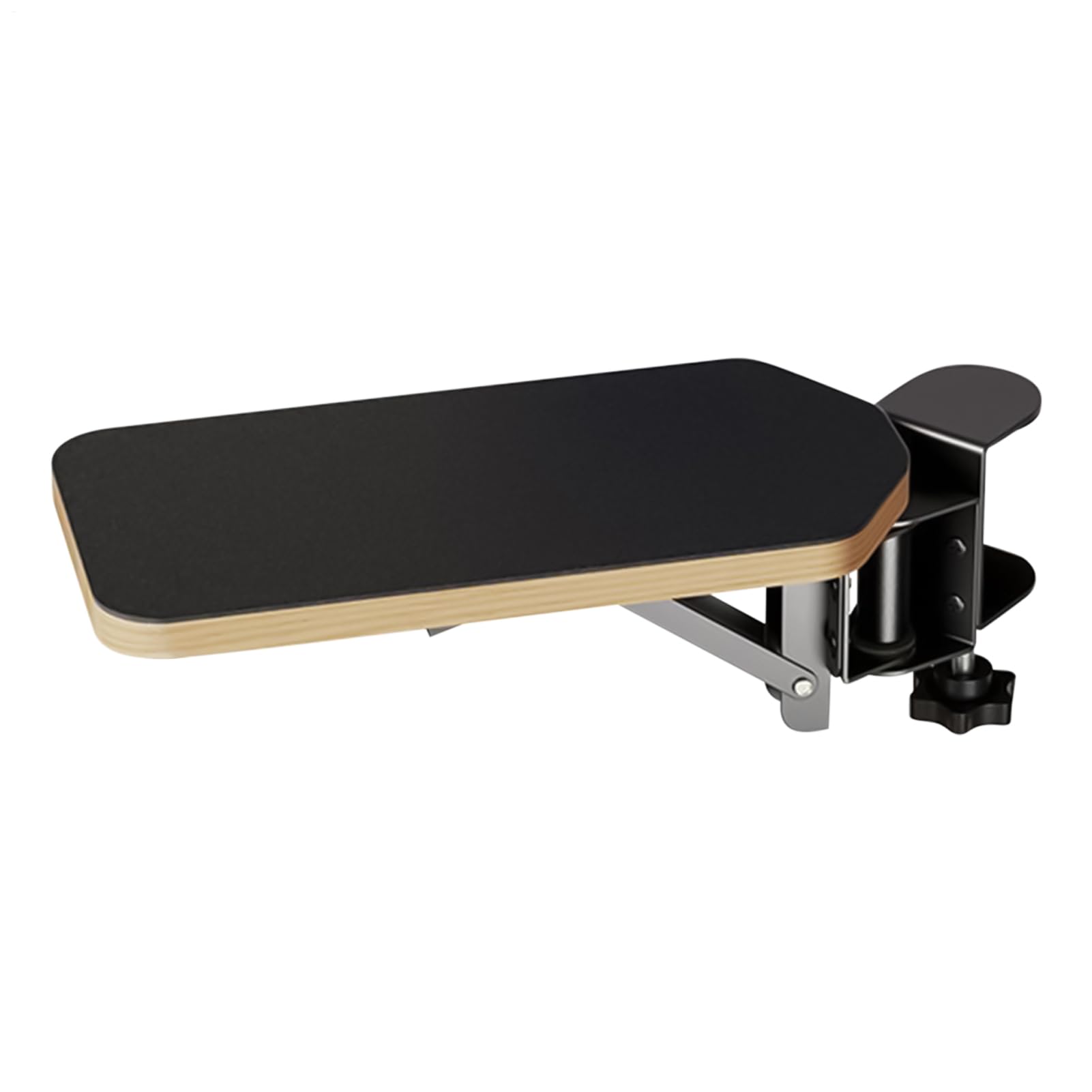 Reposabrazos de ordenador para evitar dolor de codo con madera giratoria 90° 8