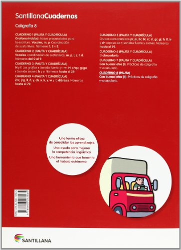 CALIGRAFIA 8 PAUTA SANTILLANA CUADERNOS