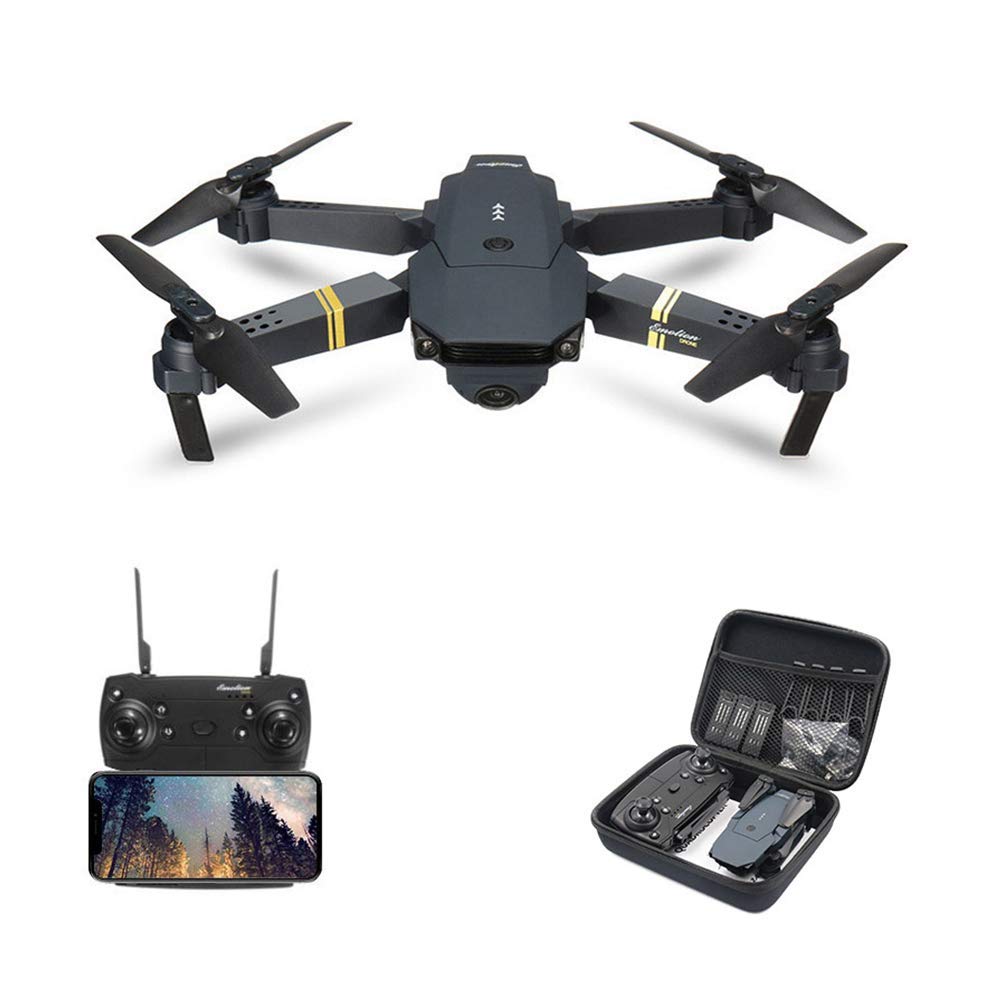 AHangcc E58 Drone with Camera for Adults, Drone for Children, Drone for Beginners with Altitude Hold, WIFI FPV Quadcopter with 1080P Wide Angle Camera Live Video Mobile APP Control