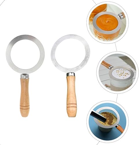 Miniatura 6 de Anillo de taza de horno de acero inoxidable de 2 piezas: anillo de borde de taza de café con leche tostada, cubierta de junta para té postre tienda