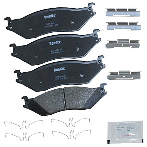 Bendix Priority1 CFM1066 Semi-Metallic Brake Pads for Fleetwood Bounder,Anniversary Edition,Bounder