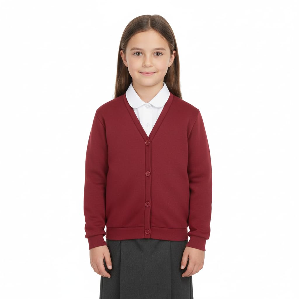 A2z 4 Kids Girls Wine Club Scouts School Uniform - Uf Cardigan 13