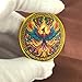 Strugglejewelry Phoenix Rebirth in The Flame Sobriety Chip Inspiring Serenity and Courage Recovery Coin AA Medallion Capsule Included (Single Coin)