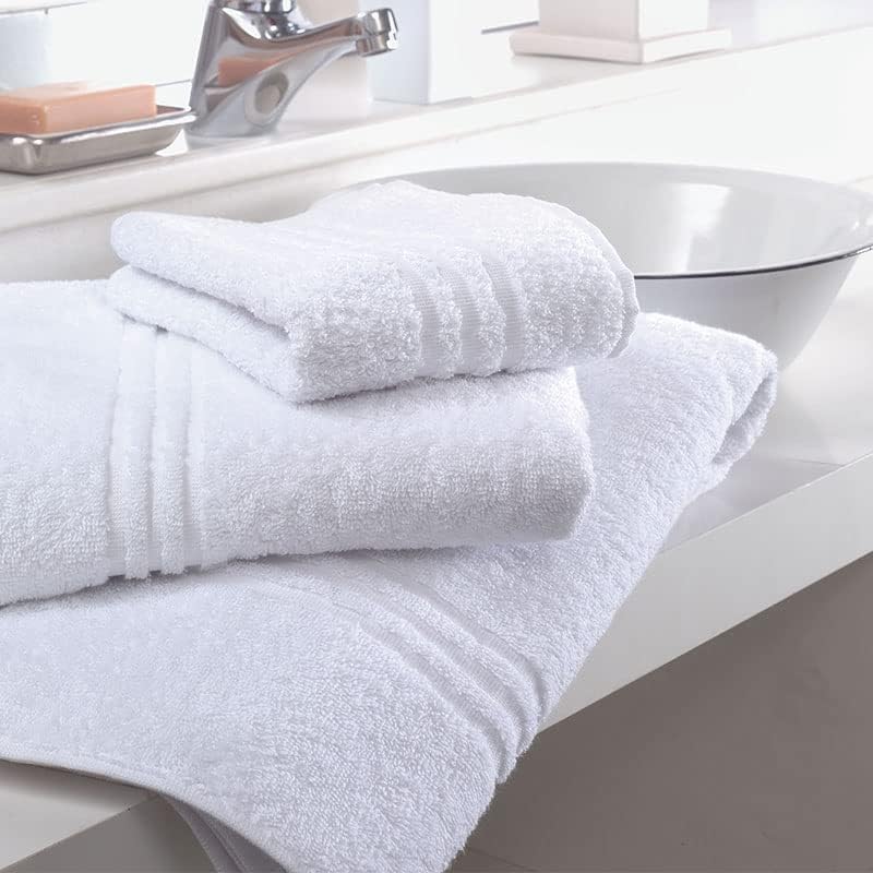 Tris Asciugamani Bagno LineaBlu Superior Spugna