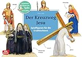  Der Kreuzweg Jesu: Ausgestanzte Figuren zum Spielen und Erzählen. Bibelgeschichte für Kinder ab 2 Jahre: die Passionszeit. Mit Textvorlage. Für Kita & ... Erzählschiene: Bibel, Heilige und Vorbilder)