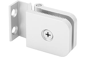 Durable Glass Shower Door Hinges, Polished Chrome Finish