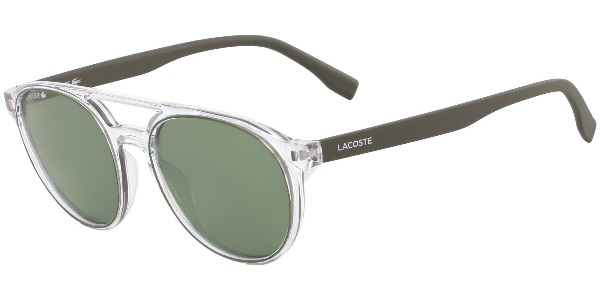 Lacoste L881S Crystal/khaki 52/18/145 UNISEX Sunglasses