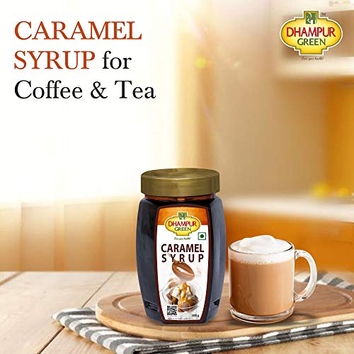 Image of Dhampure Speciality Caramel Syrup, 500G | For Bake Cake Coffee Popcorn Milkshake Frappe | Making & Baking (Pack of 3)