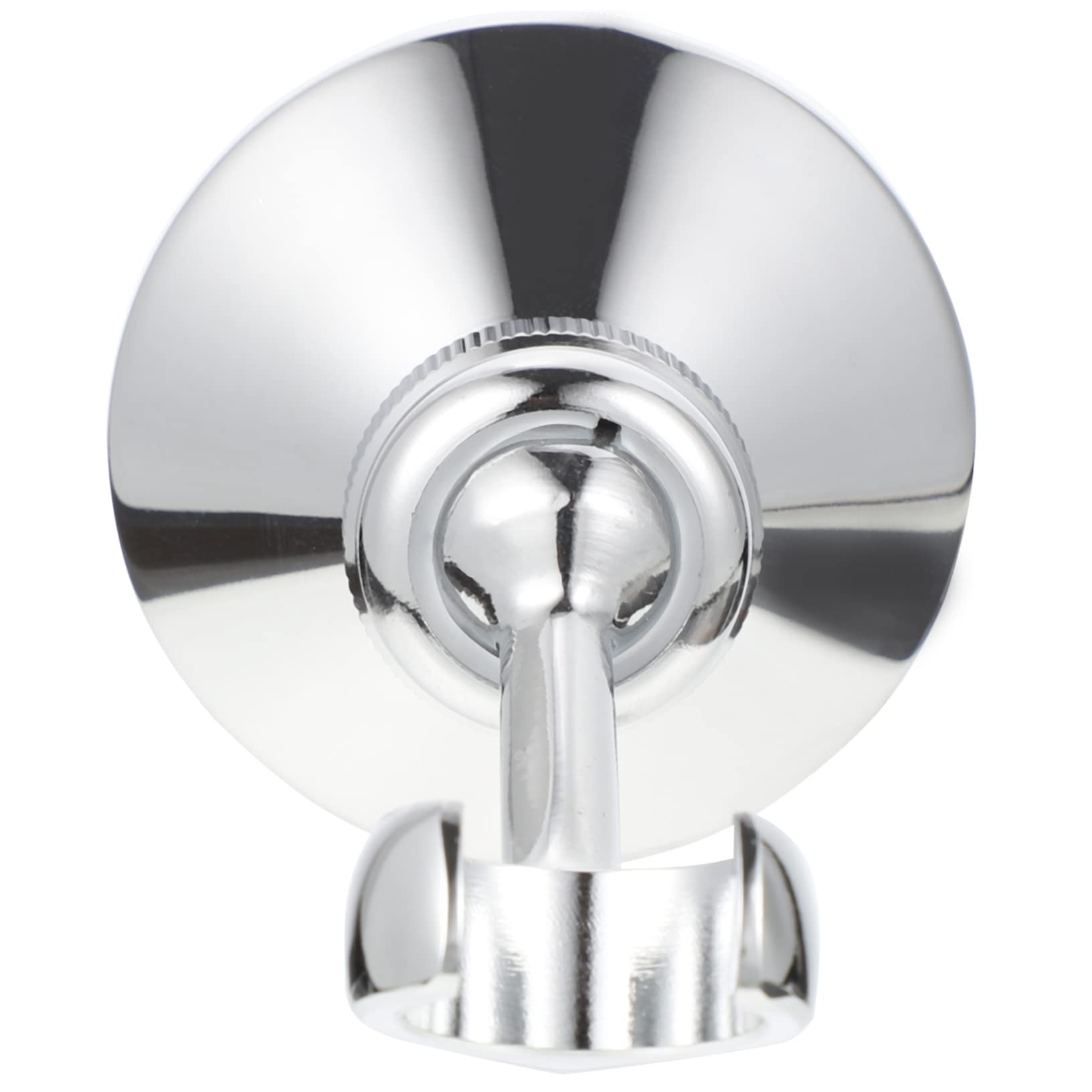 SHINEOFI Soporte para Cabezal de Ducha Metálico Ajustable Base Fija para Boquilla de Ducha Cromado para Baño Montaje en Pared Uso Doméstico y Hotelero