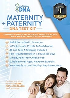 My Forever DNA - Maternity + Paternity DNA Test Kit Includes All Lab Fees & Shipping to Lab - Accurate Results in 1-3 Business Days