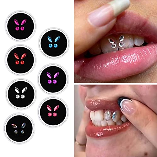 Image of Tooth Gem Crystal Diamond Ornament Various Shape Color Teeth Jewelry Acrylic Teeth Decoration Teeth Diamond Kit Tooth Ornaments Teeth Jewelry gems