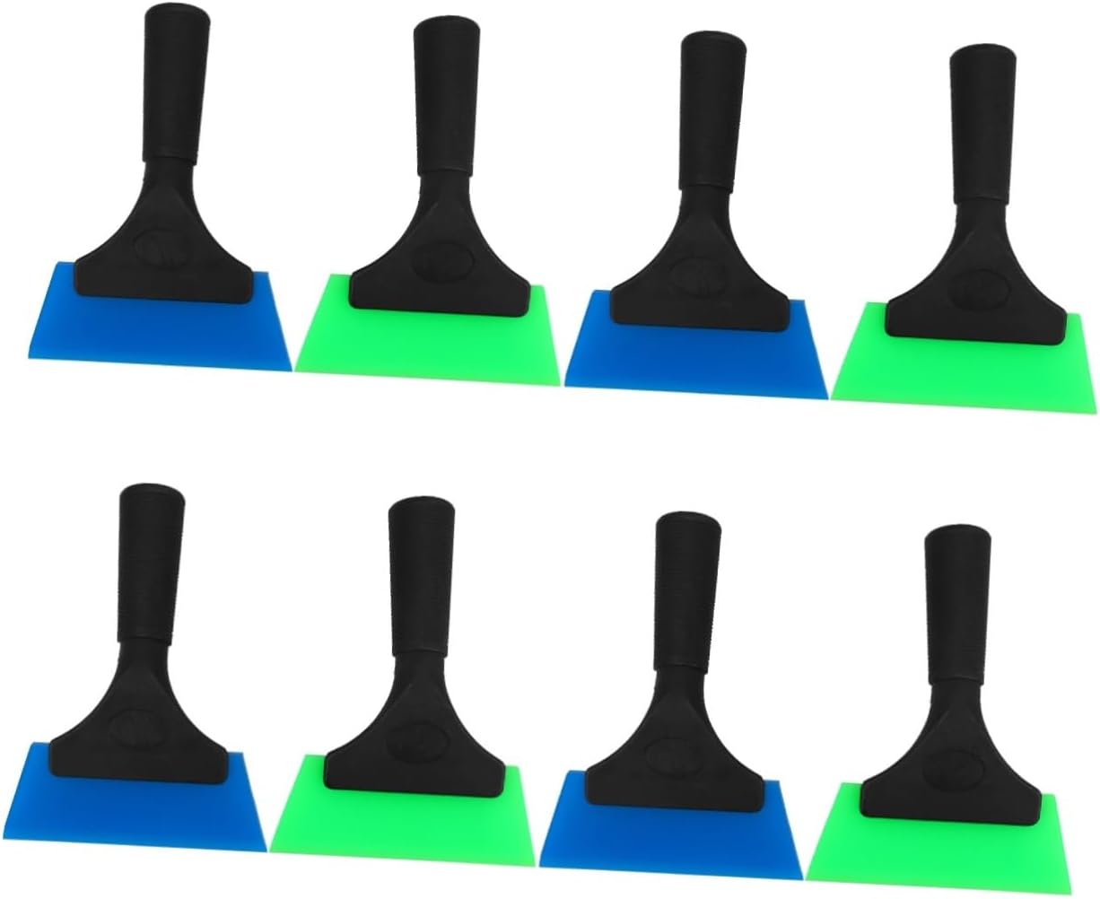 8pcs Auto Film Squeegee Set Vinyl Wrapping Tool for Car Window Tinting and Cleaning Ergonomic Handle Essential for Vehicle Film Application
