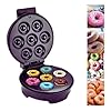 Máquina de Fazer Mini Donuts e Rosquinhas Portátil 220V 1000W com Revestimento Antiaderente para Confeitaria e Culinária