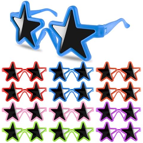 ASTER 12Pcs Kids Star Sunglasses Set Cover