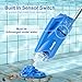 Pool Vacuum for Above Ground Pool: Cordless Handheld Pool Vacuum w/Telescopic Pole, Rechargeable Swimming Pool Cleaner for Inground Pools and Hot Tubs, Powerful Suction up to 18 Gallons/Min.