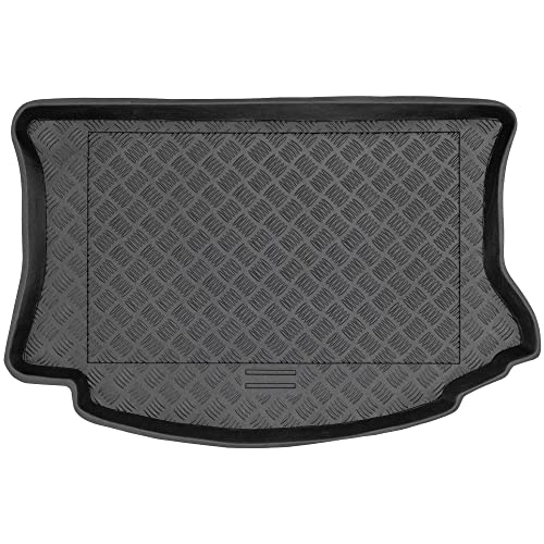 SMK Tapis de Coffre en PE pour Ford Ka I 1996-2008 Rendez Votre Voyage Plus Confortable grâce à ce Tapis de Voiture Durable - Tapis de Coffre de Voiture Tout...