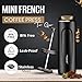 Heemburg French Press Coffee Maker To-Go – Insulated Travel Coffee Press, Stainless Steel, Double-Wall Vacuum, BPA-Free, Keeps Coffee Hot for 6 Hours – Portable & Reusable for Home, Office & Travel