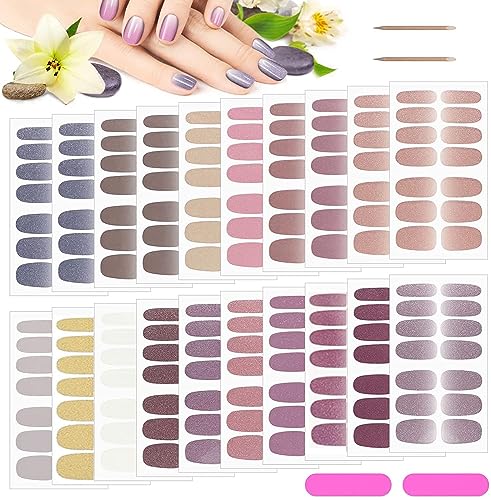 EBANKU 20 Feuilles Autocollants pour Nail Art