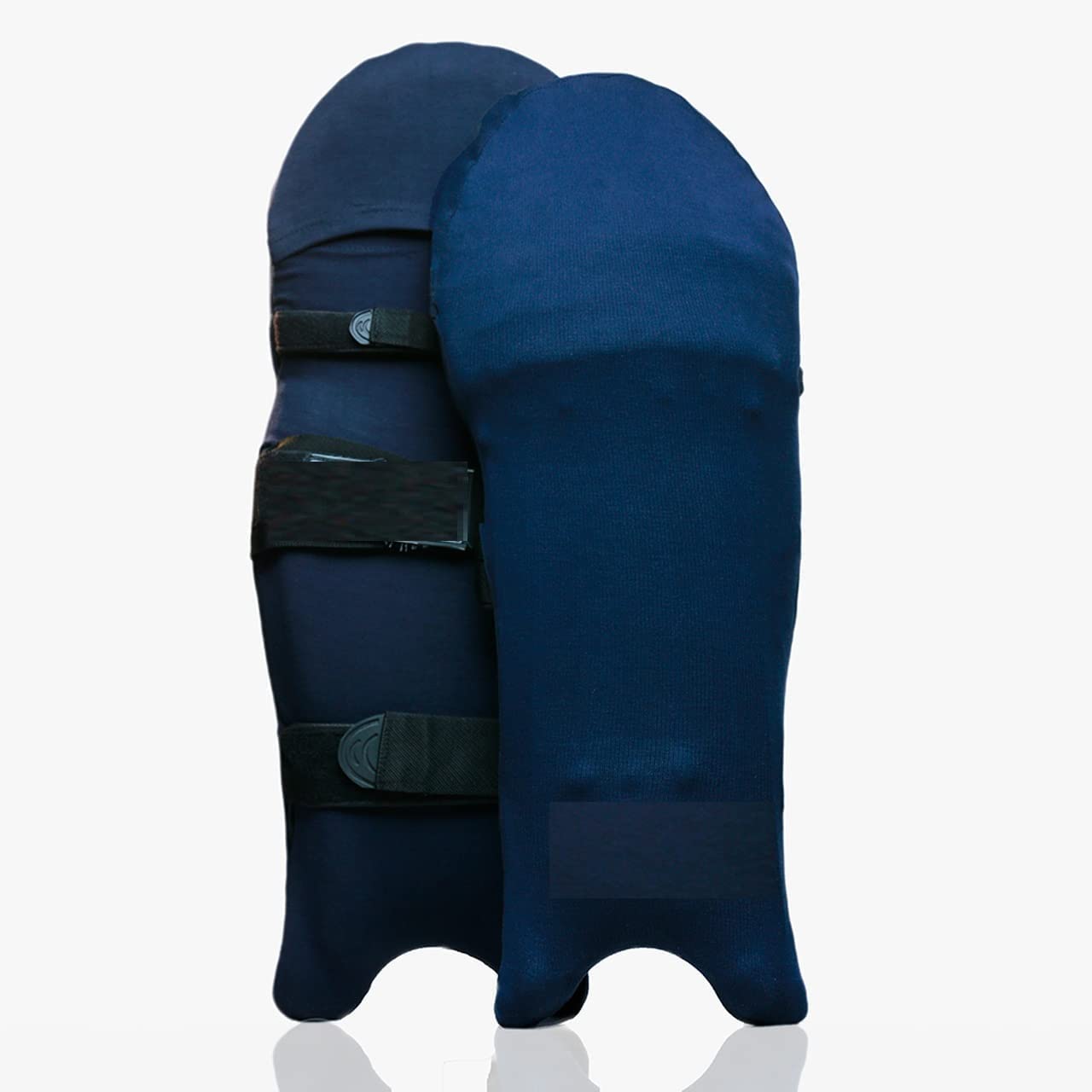 REINDEER Cricket Batting Leg Guard Covers Leg Pad Shield Outer Skin Batting Pad Clads - Navy Blue