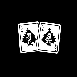 Jason Aldean Spades 6" White VINYL Car Wall Decal Music Bands Country Rock Awesome Fun Cool