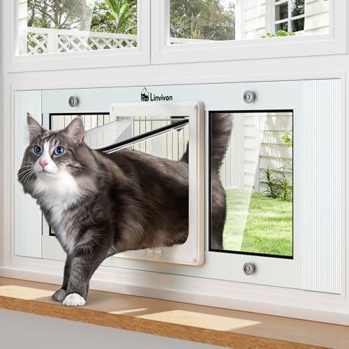Linvivon Adjustable Cat Window Door