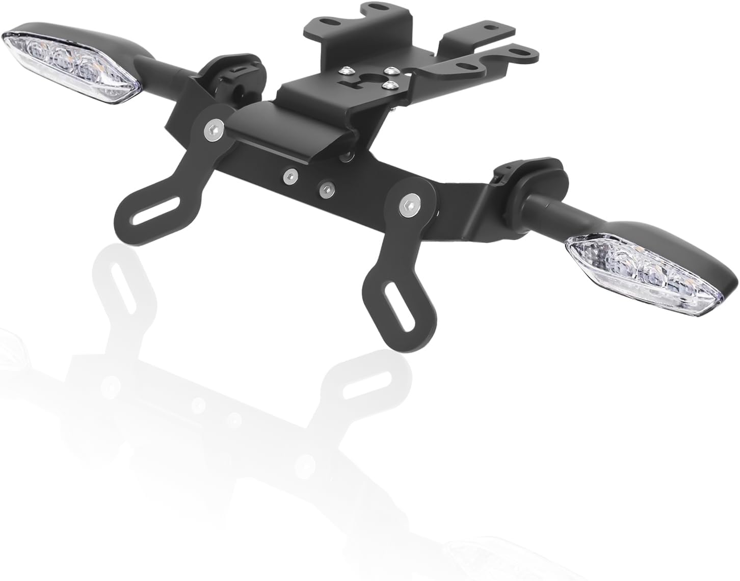 YZF R7 MT07 Tail Tidy Fit for MT-07 FZ-07 2021-2024, YZF-R7 2021-2025 Fender Eliminator Bracket with LED License Plate Light & Aftermarket Turn Signal(Clear)