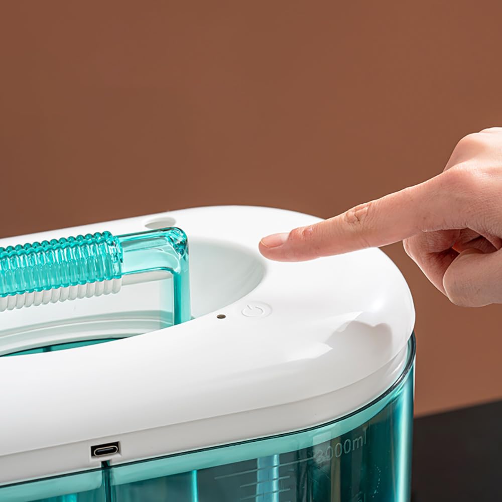 Cambiador de Agua Sincrónico para Pecera, Cambiador de Agua para Acuario, Herramienta de Cambio de Agua Automático para Limpieza de Peceras de 3000 Ml, Bomba de Cambio de Agua Sincrónica Eléctrica