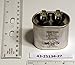 Ruud Air Conditioning 43-25134-27 4MFD 370V Oval Run Capacitor