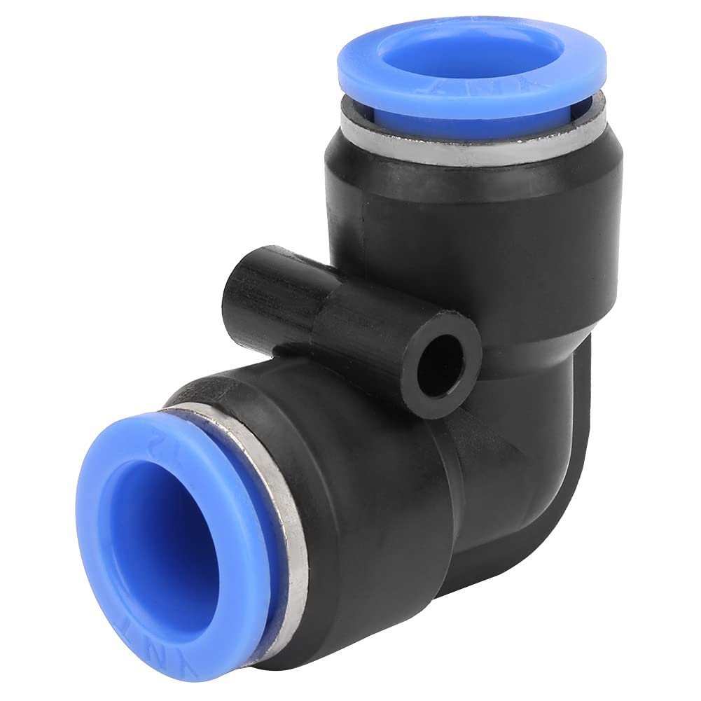 8mm x 1/4 BSPT 90? Male Stud Elbow Push-in Fitting Nylon Pipe/Tube air line pushfit Joiner Connector UK