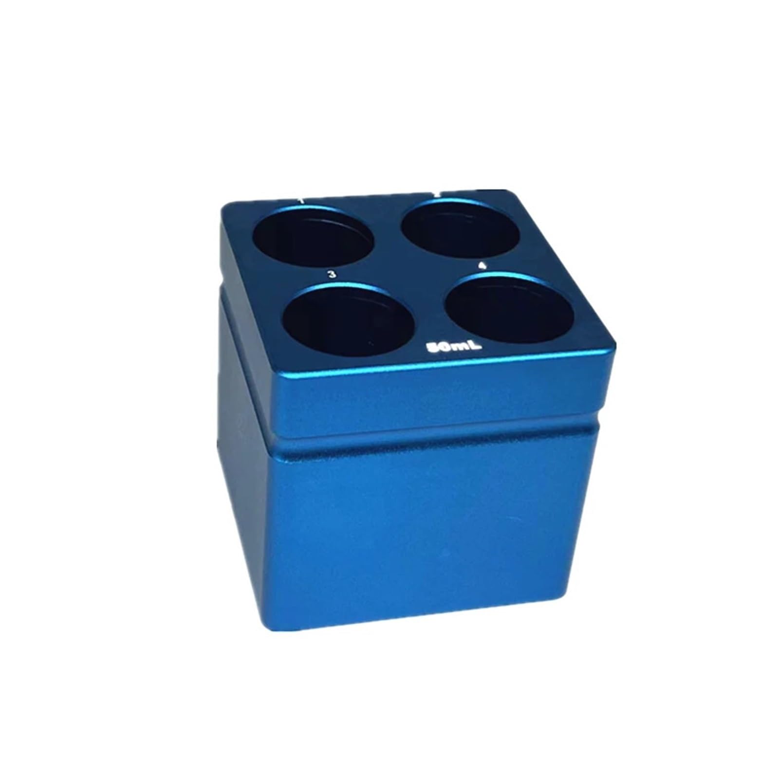 Gradilla Para Tubos De Centrífuga Enfriador Modular de hielo, termostato de baja temperatura, caja de hielo de aluminio preenfriado, 0,2/1,5/2/5/10/15/50ML, soporte de tubos centrífugos, 1/PK | 1.5 15holes G