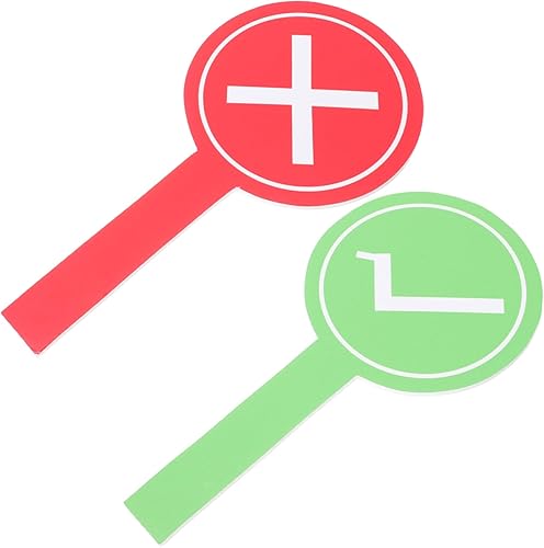 Miniatura 3 de BESTOYARD 6 piezas de accesorios de palas de oferta Tabletas de respuesta sí o no paletas borrables Pizarra blanca portátil Mini pizarras blancas