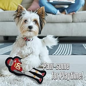 The 1st Ever Tough but Smooth Dog Toy NFL Kansas City Chiefs Football Athletes Player Tough Pet Toy. A Premium Quality Doggie Toy with Built-in Squeaker. Sports Fans Favorite Chew Toy The 1st Ever Tough but Smooth Dog Toy NFL Kansas City Chiefs Football Athletes Player Tough Pet Toy. A Premium Quality Doggie Toy with Built-in Squeaker. Sports Fans Favorite Chew Toy