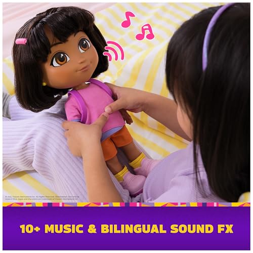 Muñeca Dora Sing & Explore con música y accesorios miniatura 4