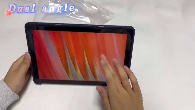 Custodia Con Fiori Per Fire HD 10 (2021) – Pelle PU Con Funzione Stand E Sleep/wake, Slot Per Schede, Rossa E Bianca