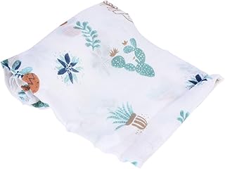 Totority 1 Peça Cobertor De Toalha De Banho Para Bebê Cobertor De Recebimento Cobertor Reversível Cobertor De Berço Quente Cobertor De Gaze Para Crianças Cobertor De Meninas Cobertor