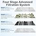 driamor 10 Pack PF-S Fish Tank Filter Cartridges Compatible with PF10 Power Filters Small Fish Tank Filters Cartridge Thickened Cotton with Zeolite Aquarium Filter Cartridge Replacement