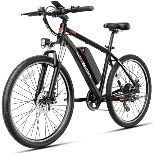 Jasion EB5 Electric Bike for Adults 26' tire with 1000W Peak Motor,Removable Battery Commuting...