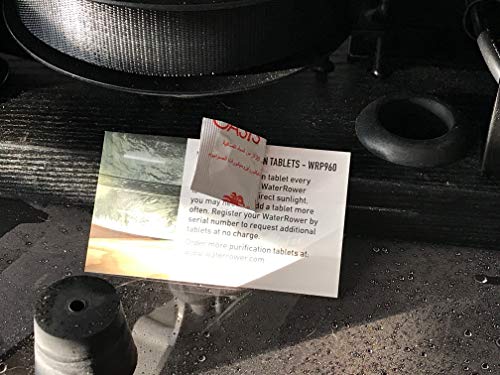 waterrower water purification tablets