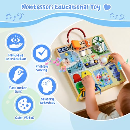 Busy Board Montessori Toys DROPS TO - image 6