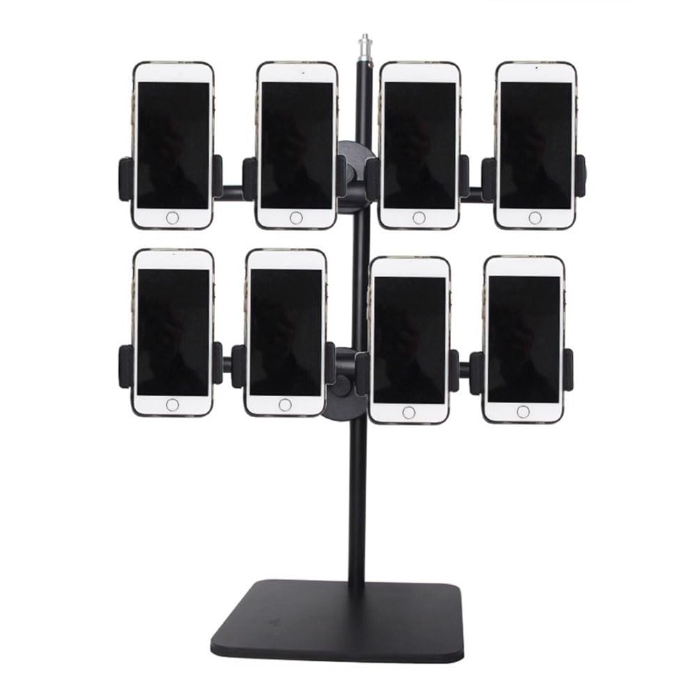exproyzk Supporto per Il Controllo di Gruppo dei telefoni cellulari Supporto per Telefono Cellulare Regolabile Supporto per Telefono da Tavolo Portatile per videoconferenze, Live Streaming(2)