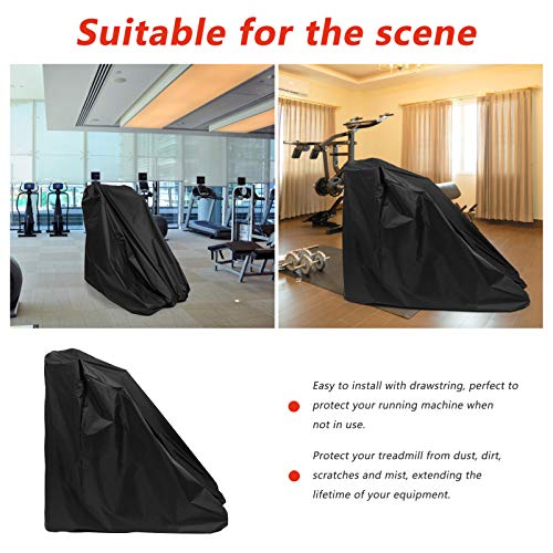 Capa protetora para esteira Besportble à prova d 'água para corrida e máquina de corrida com cordão