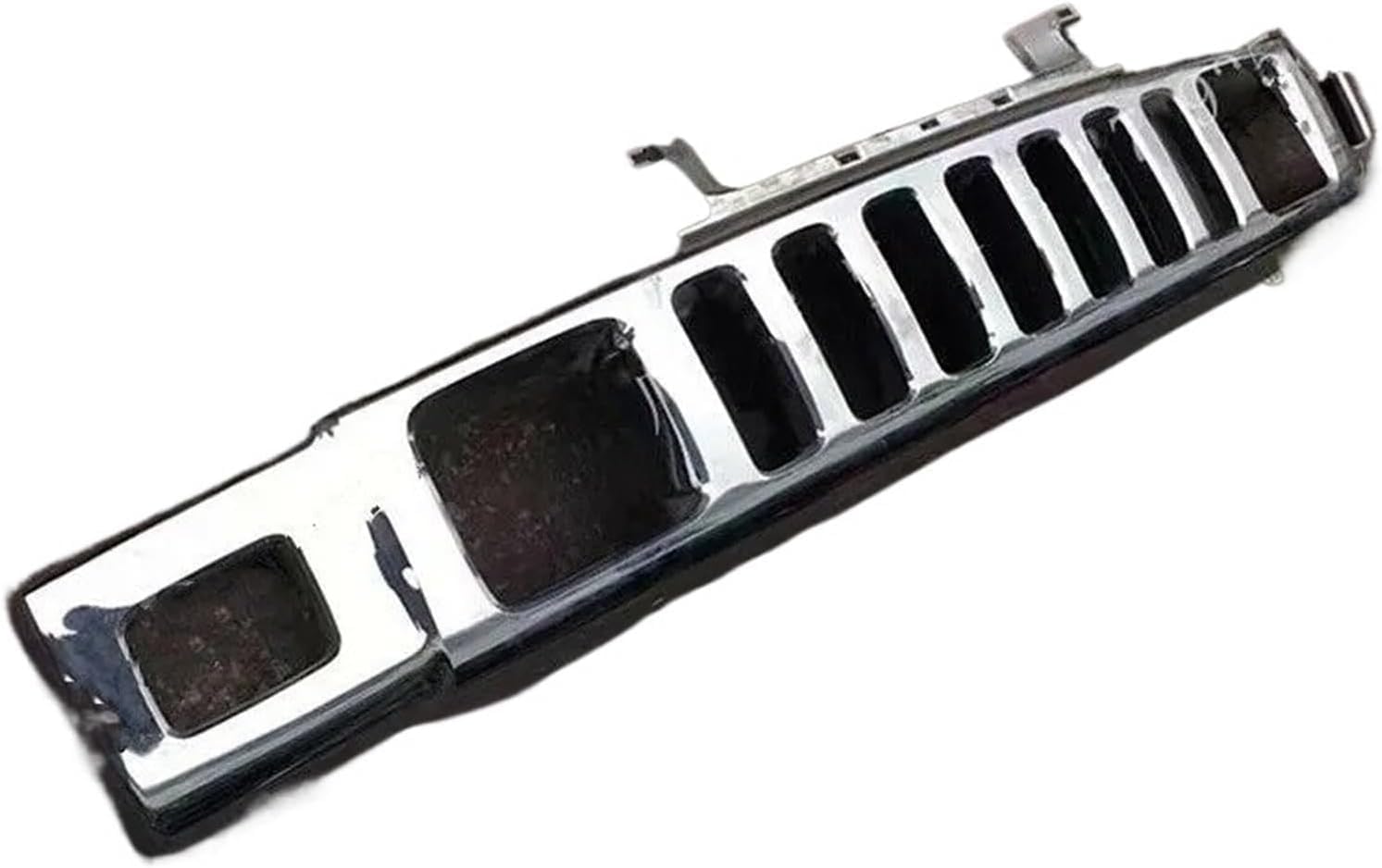 Lyangr Car Front Grille For Hummer H2 2003-2009 Front Bumper Mesh Grille Front Grill Front Radiator Grille Front Centre Grille