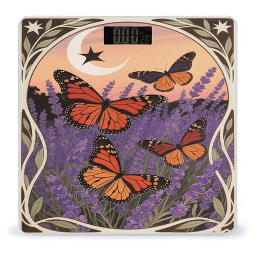 Báscula Digital de Baño con Pantalla LED y Vidrio Templado
