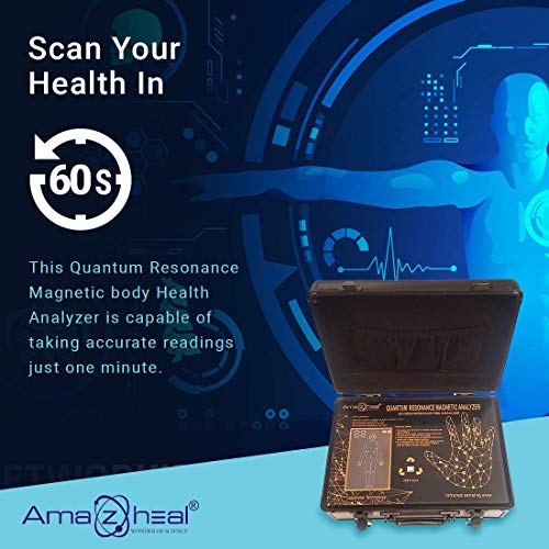 Image of AMAZHEAL Quantum Resonance Magnetic Body Health Analyzer- Version,Full Body checkup Machine