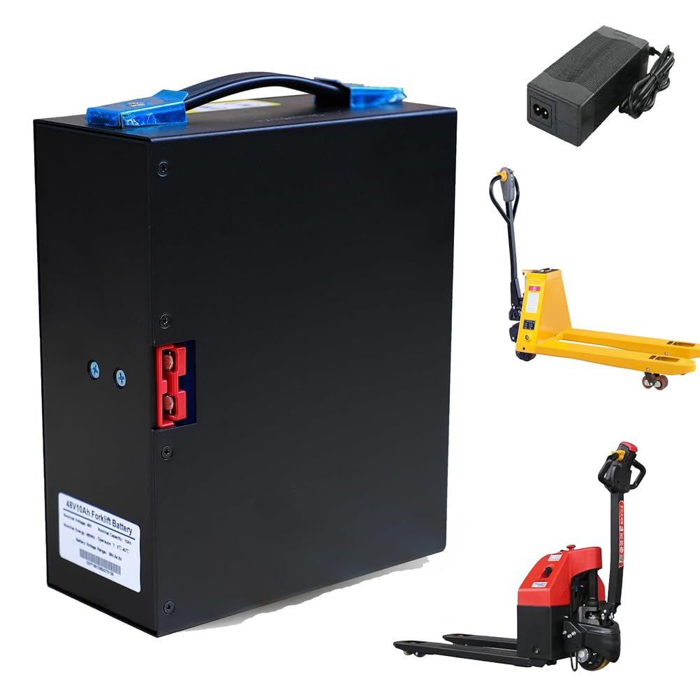 Batería de Litio para transpaleta eléctrica de 48 V, 10 Ah, 15 Ah, 20 Ah y 30 Ah. Batería de Litio para Carretilla elevadora eléctrica de 48 V y 10 Ah.