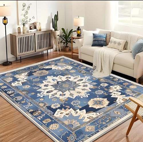 Image of Premium 3D Printed Carpets for Living Room | Carpets for Hall | Bedroom | Living Area | 4x6 Feet Rectangular