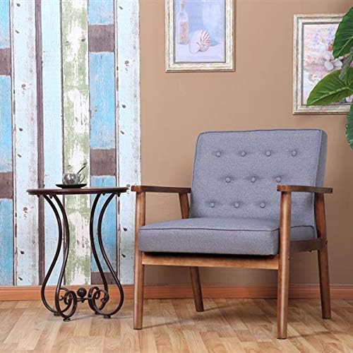 75x69x84CM Meeting Waiting Room Confere400 lbs League Executive Guest Chair Guest Reception Chairs Wooden Lounge Chair Mid-Century Chair Retro Accent Single Sofa Chair Seat Office Executive Side Chair
