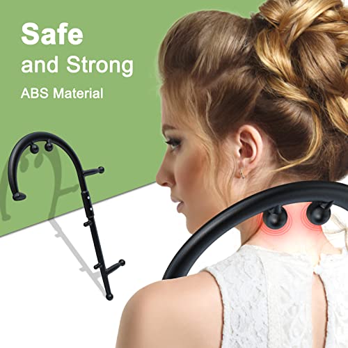 Bvn Trigger Point Massager For Neck Back Detachable Manual Shoulder Massager For Pain Relief Deep Tissue, Pressure Point Massage Tool, Muscle Hook, Muscle Knot Remover, Massage Cane, Self Massager #TOP5