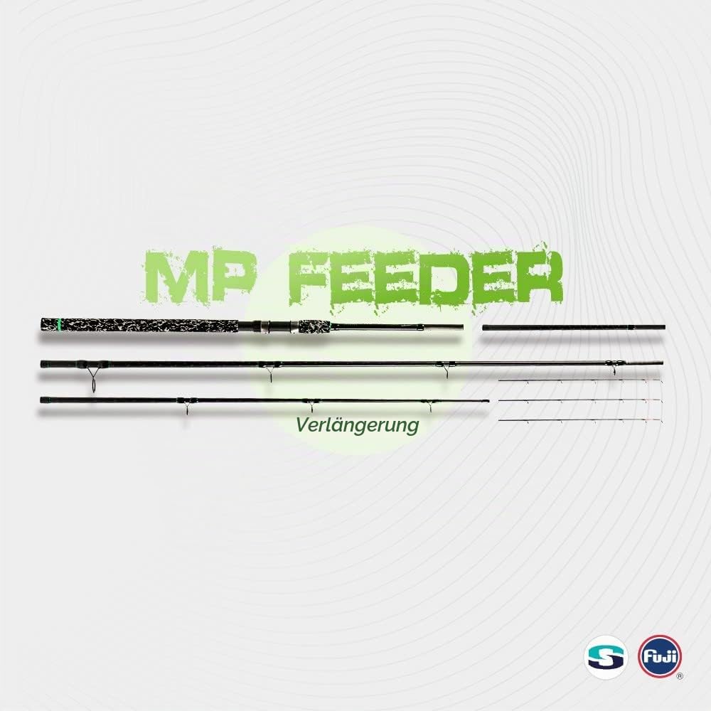 Zeck MP Feeder Extension 3,20-3,60m - Feederrute zum Fangen von Köderfischen, Angelrute zum Feederangeln, Friedfischrute